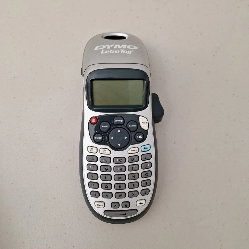 Dymo LetraTag Label Maker Handheld Electronic Printer Keyboard Portable TESTED